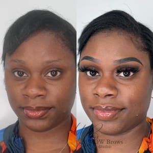 Eyebrow Tattoo result by WOW Brows Studio in Lexington, KY
