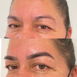 Eyebrow Tattoo result by WOW Brows Studio in Lexington, KY