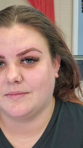 Eyebrow Tattoo result by Wow lash and brow ACADEMY in Spring, TX
