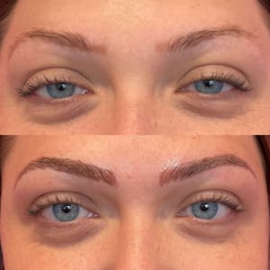 Eyebrow Tattoo result by Wyllie Beauty in West Valley City, UT