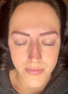 Eyebrow Tattoo result by Wyllie Beauty in West Valley City, UT