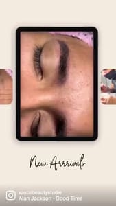 Eyebrow Tattoo result by Xantal Beauty Studio in Harlingen, TX
