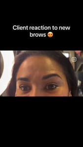Eyebrow Tattoo result by Xantal Beauty Studio in Harlingen, TX
