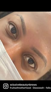 Eyebrow Tattoo result by Xclusive Beauty N' BROWS in Jersey Village, TX