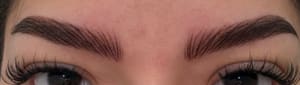 Eyebrow Tattoo result by XO Aesthetics Inc in San Antonio, TX