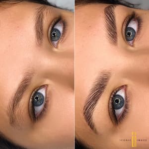 Eyebrow Tattoo result by XO Beauty & Brows in Atlanta, GA