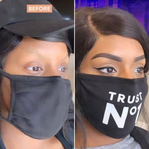 Eyebrow Tattoo result by XO Beauty & Brows in Atlanta, GA