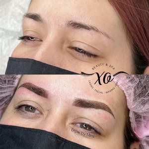 Eyebrow Tattoo result by XO Beauty Spa in Chatham, IL
