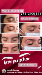 Eyebrow Tattoo result by Xochilt eyebrows in Doral, FL