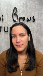 Eyebrow Tattoo result by Yami Brows Studio in White Plains, NY