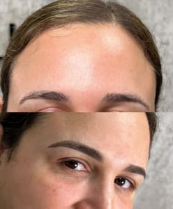 Eyebrow Tattoo result by Yami Brows Studio in White Plains, NY