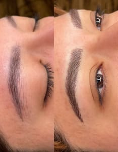 Eyebrow Tattoo result by Yara's Glow Studio in Houston, TX