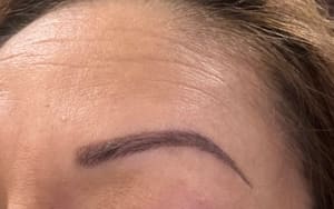 Eyebrow Tattoo result by Yara's Glow Studio in Houston, TX