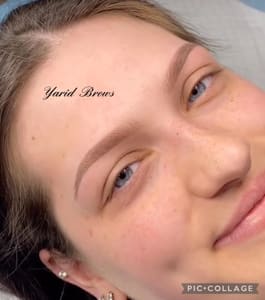 Eyebrow Tattoo result by Yarid Beauty in Conroe, TX
