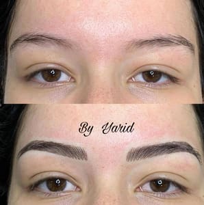 Eyebrow Tattoo result by Yarid Beauty in Conroe, TX