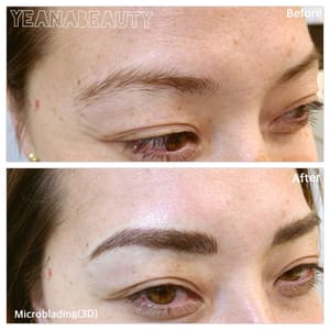 Eyebrow Tattoo result by Yeana Beauty in Los Angeles, CA