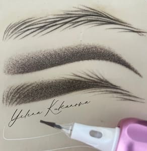 Eyebrow Tattoo result by Yelena Kukanova PMU Expert in West Palm Beach, FL