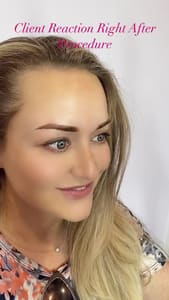 Eyebrow Tattoo result by Yelena's Aesthetics and Permanent Makeup in Boca Raton, FL