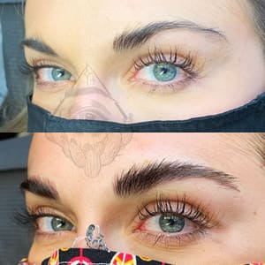 Eyebrow Tattoo result by Yellow Brows Studio in Rapid City, SD