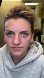 Eyebrow Tattoo result by YENINK cosmetic tattoo & beauty in Westwood, NJ