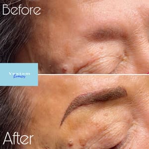 Eyebrow Tattoo result by Yesiam Studio in Stockton, CA