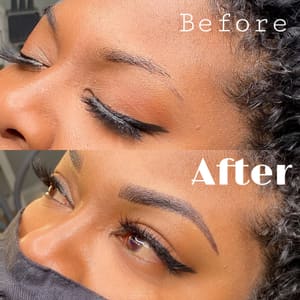 Eyebrow Tattoo result by Yesiam Studio in Stockton, CA