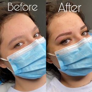 Eyebrow Tattoo result by Yesiam Studio in Stockton, CA