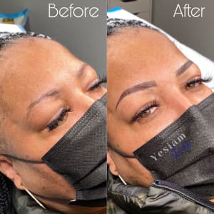 Eyebrow Tattoo result by Yesiam Studio in Stockton, CA