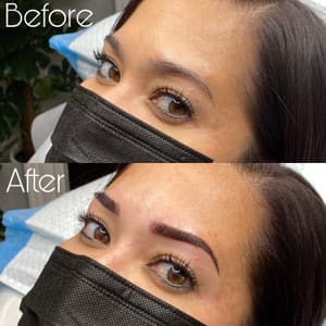 Eyebrow Tattoo result by Yesiam Studio in Stockton, CA