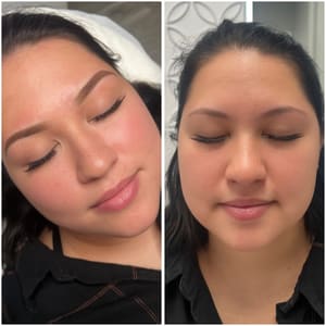 Eyebrow Tattoo result by YG PMU Cosmetics in Vacaville, CA