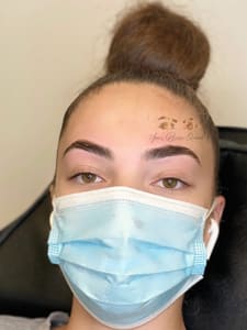 Eyebrow Tattoo result by Your Brow Queen Wellness & Spa in Miramar, FL