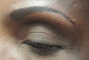 Eyebrow Tattoo result by Your Style Permanent Makeup and Nails in Kalamazoo, MI
