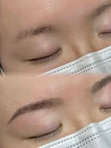 Eyebrow Tattoo result by YT Brow Studio in Sunnyvale, CA