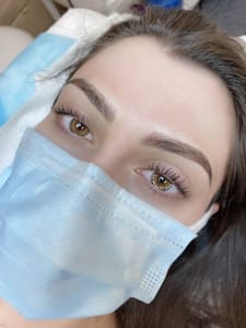 Eyebrow Tattoo result by Yu Beauty Bar in Sunnyvale, CA