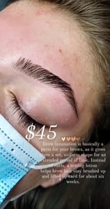 Eyebrow Tattoo result by Yumas Threading & Microblading in Yuma, AZ