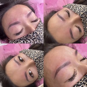 Eyebrow Tattoo result by YV lashes & Brows in Redondo Beach, CA