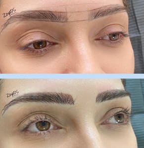 Eyebrow Tattoo result by Z Brows Chicago in Chicago, IL