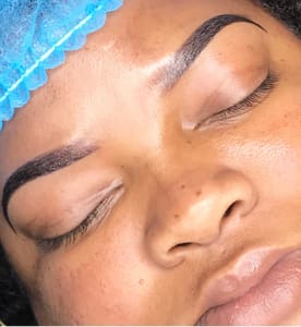 Eyebrow Tattoo result by Zakia's Brow Bar in Bryn Mawr, PA