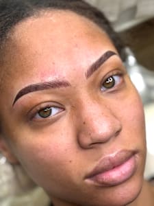 Eyebrow Tattoo result by Zakia's Brow Bar in Bryn Mawr, PA