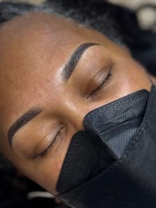 Eyebrow Tattoo result by Zakia's Brow Bar in Bryn Mawr, PA