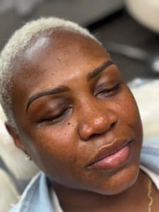 Eyebrow Tattoo result by Zakia's Brow Bar in Bryn Mawr, PA