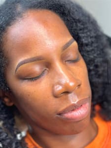 Eyebrow Tattoo result by Zakia’s Brow Bar in Charlotte, NC