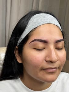 Eyebrow Tattoo result by Zakia’s Brow Bar in Charlotte, NC