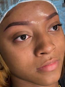 Eyebrow Tattoo result by Zakia’s Brow Bar in Charlotte, NC