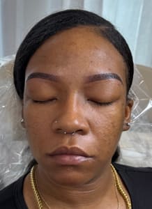 Eyebrow Tattoo result by Zakia’s Brow Bar in Charlotte, NC