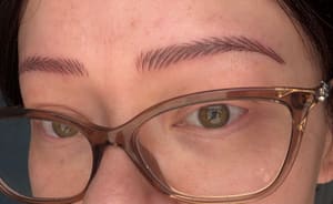 Eyebrow Tattoo result by ZanderLuxe Studio in Henderson, NV