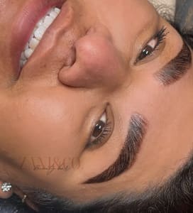 Eyebrow Tattoo result by Zani and Company Beauty Bar in El Paso, TX