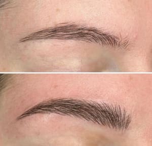 Eyebrow Tattoo result by Zara Beauty Center in Plano, TX