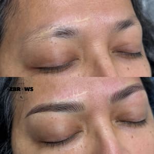Eyebrow Tattoo result by Zbrows studio in San Jose, CA
