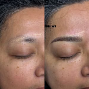Eyebrow Tattoo result by Zbrows studio in San Jose, CA